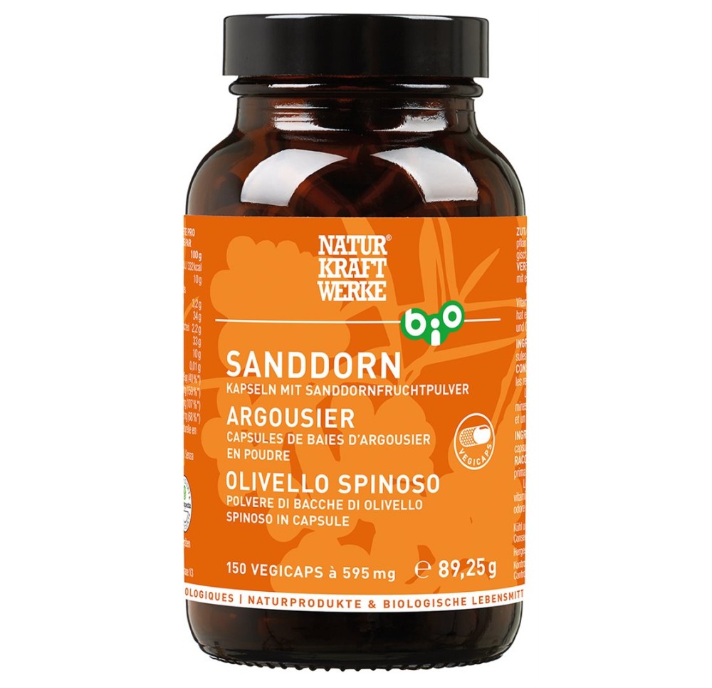 NATURKRAFTWERKE Argousier vegicaps bio 150 pce