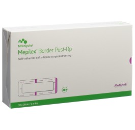 MEPILEX Border Post OP 10x20cm 10 pce