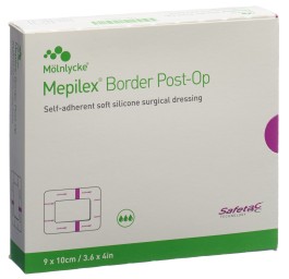 MEPILEX Border Post OP 9x10cm 10 pce