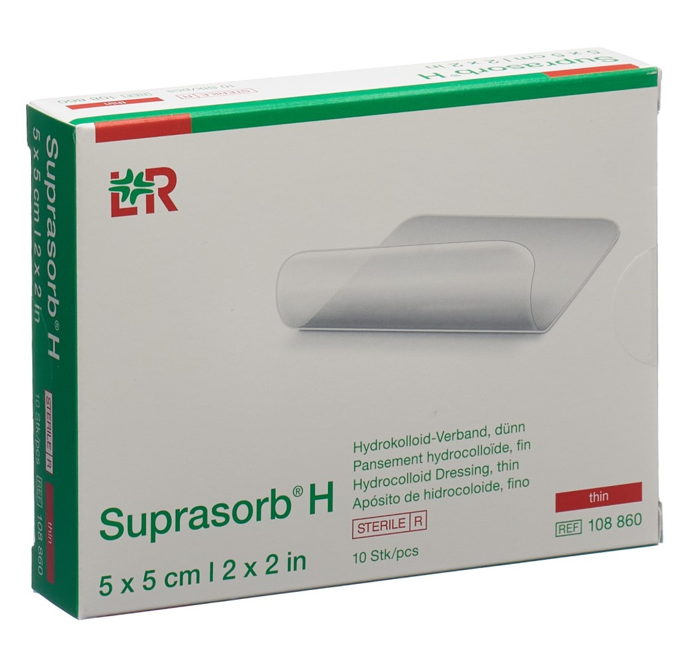 SUPRASORB H Mince 5x5cm 10 pce
