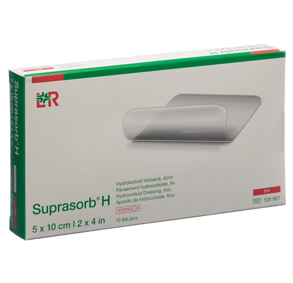 SUPRASORB H Mince 5x10cm 10 pce