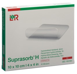 SUPRASORB H Mince 10x10cm 10 pce