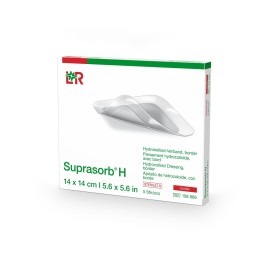 SUPRASORB H Border 14x14cm 5 pce
