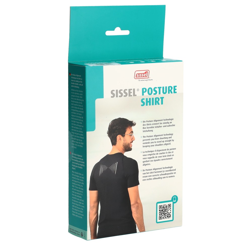 SISSEL Posture Shirt hommes XL noir