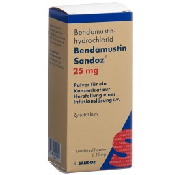BENDAMUSTINE Sandoz subst sèche 25 mg