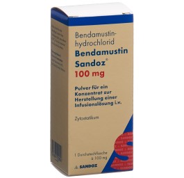 BENDAMUSTINE Sandoz subst sèche 100 mg