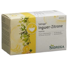 SIDROGA gingembre-citron sach 20 pce