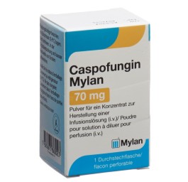 CASPOFUNGIN Mylan subst sèche 70 mg flac