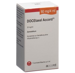 DOCETAXEL Accord conc perf 80 mg/4ml 30x22mm