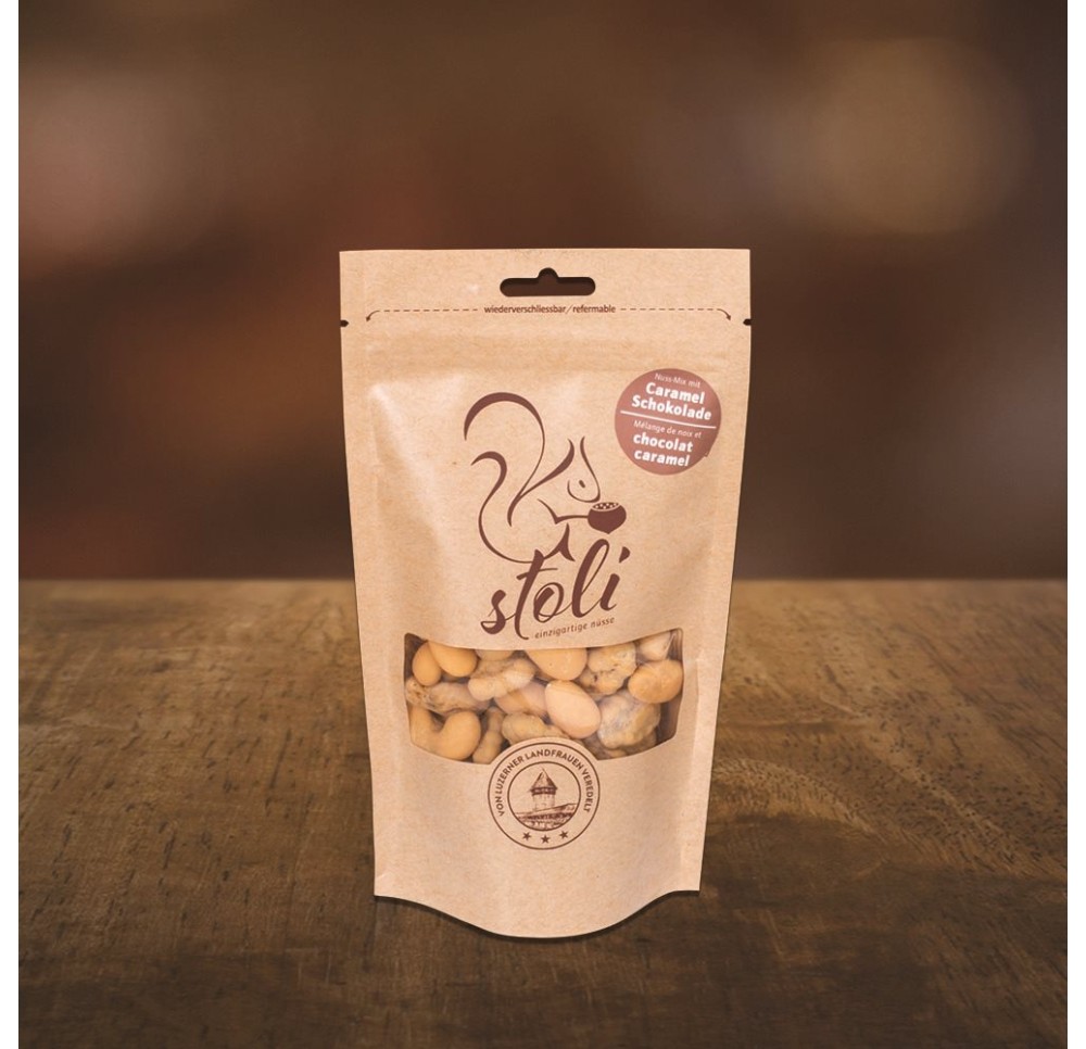 STOLI mélange noix avec caramel chocolat 175 g