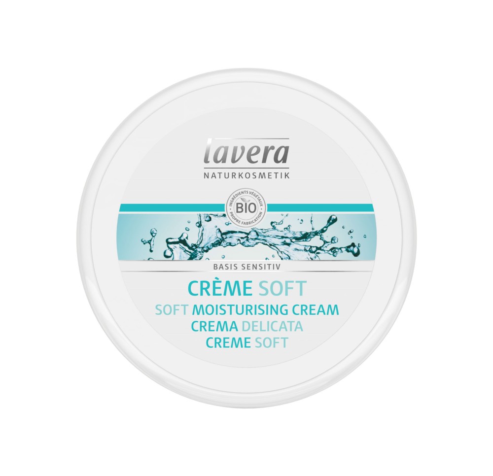 LAVERA crème soft basis sensitiv bte 150 ml
