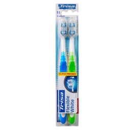 TRISA Flexible White brosse à dents medium DUO