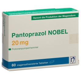 PANTOPRAZOL NOBEL cpr pell 20 mg 60 pce