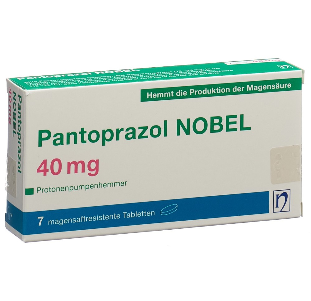 PANTOPRAZOL NOBEL cpr pell 40 mg 7 pce PANTOPRAZOL NOBEL cpr pell 40 mg 7 pce