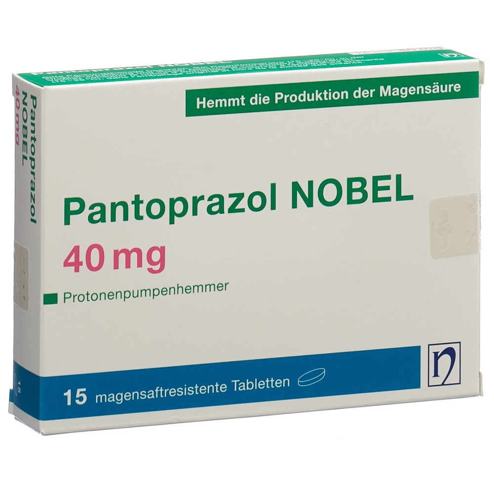 PANTOPRAZOL NOBEL cpr pell 40 mg 15 pce PANTOPRAZOL NOBEL cpr pell 40 mg 15 pce