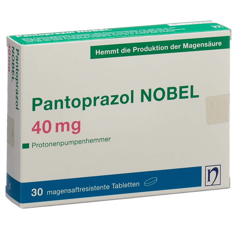 PANTOPRAZOL NOBEL cpr pell 40 mg 30 pce
