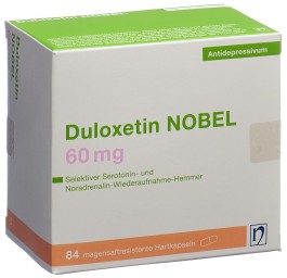 DULOXETIN NOBEL caps 60 mg 84 pce