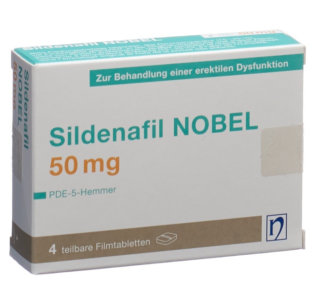 SILDENAFIL NOBEL cpr pell 50 mg 4 pce