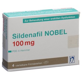 SILDENAFIL NOBEL cpr pell 100 mg 4 pce