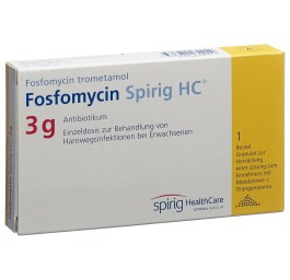 FOSFOMYCINE Spirig HC gran 3 g sach