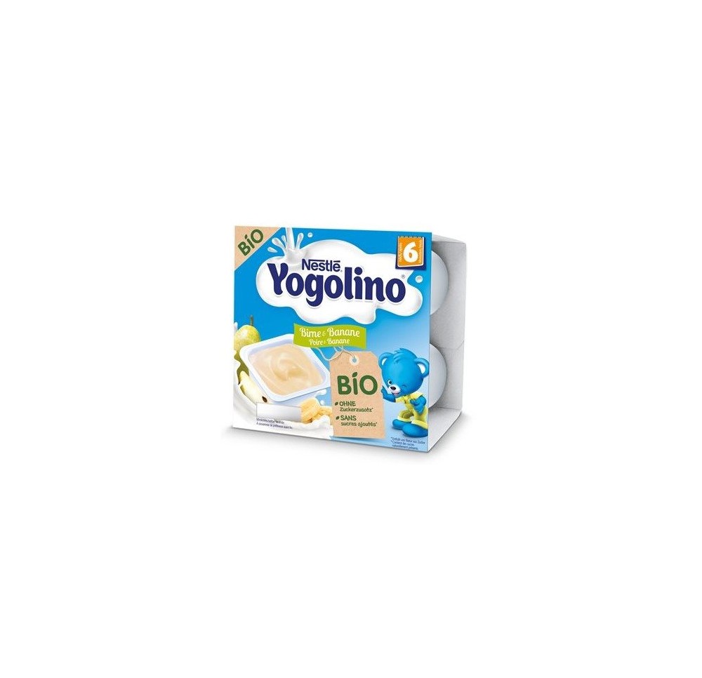 NESTLE Yogolino bio poire banane 4 x 90 g NESTLE Yogolino bio poire banane 4 x 90 g