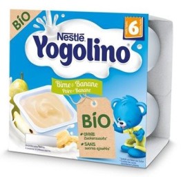 NESTLE Yogolino bio poire banane 4 x 90 g
