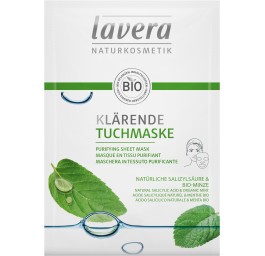 LAVERA masque en tissu purifiant sach 10 pce