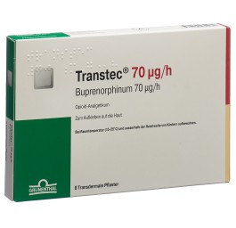 TRANSTEC patch mat 70 mcg/h sach 8 pce