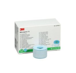 3M MICROPORE S sparadrap silic 2.5cmx5m 12 pce