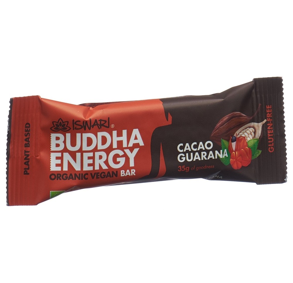 ISWARI Energy Bar Cacao&Guarana BIO 35 g