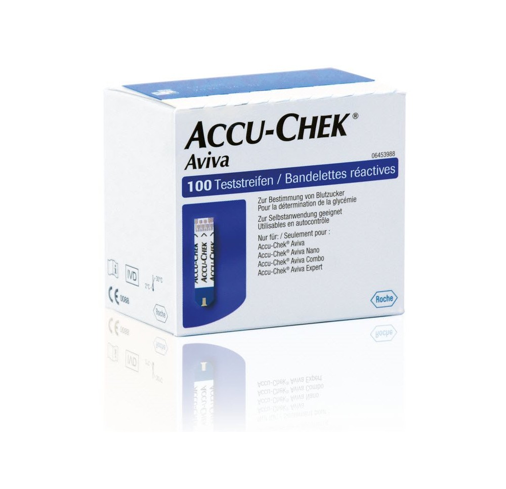 ACCU-CHEK Aviva bandelettes 2 x 50 pce