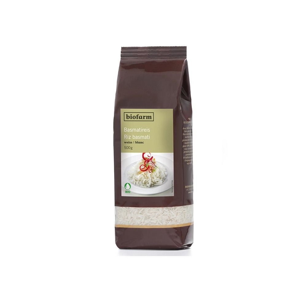 BIOFARM riz basmati blanc bourgeon sach 500 g