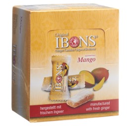 IBONS bonbon gingembre display mangue 12x60g