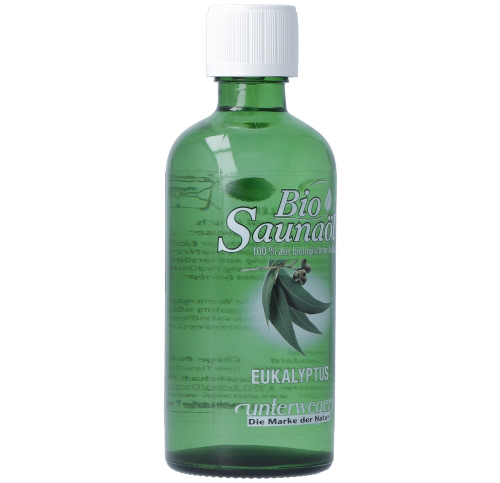 UNTERWEGER huile bio sauna eucalyptus 100 ml UNTERWEGER huile bio sauna eucalyptus 100 ml