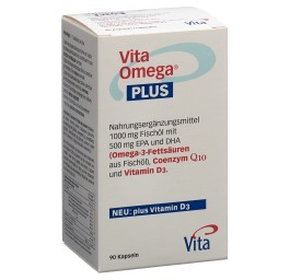VITA OMEGA Plus caps 1g poisson 30mg Q10 90 pce