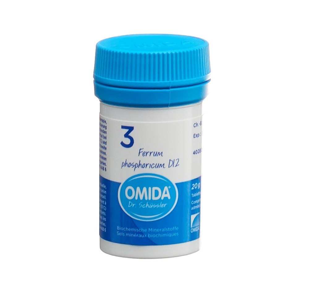 OMIDA SCHÜSSLER no3 ferr phos cpr 12 D bte 20 g
