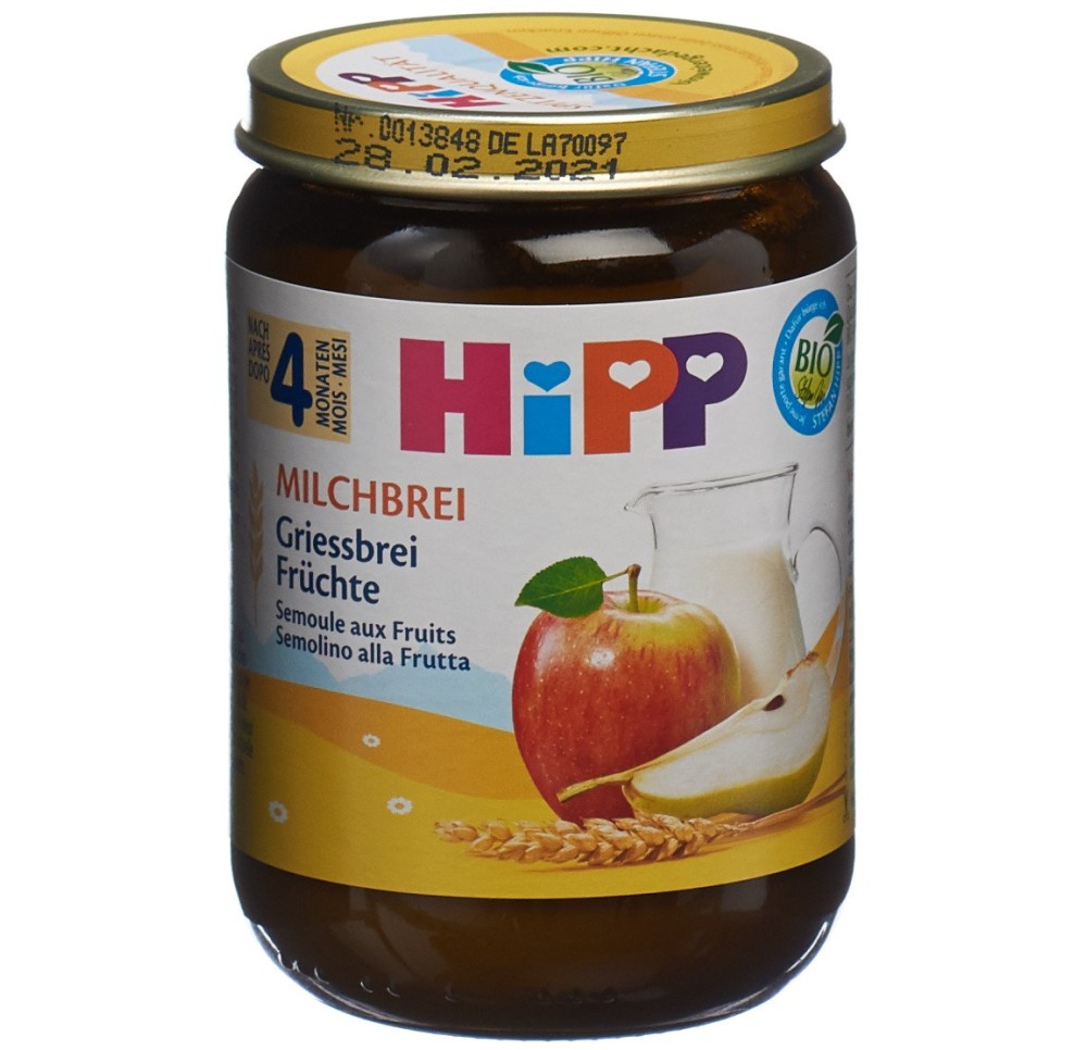 HIPP semoule fruits 190 g
