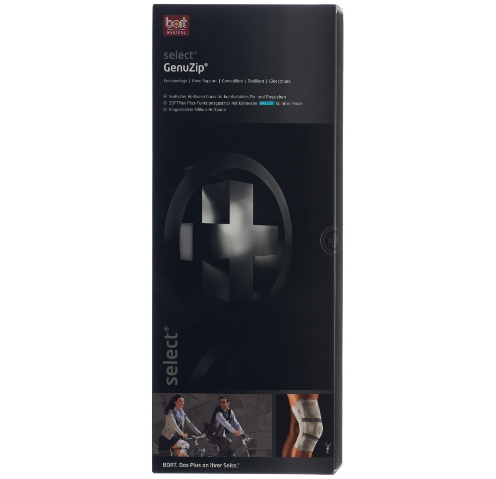 BORT GENUZIP genouillère silicone XXXL gau ar BORT GENUZIP genouillère silicone XXXL gau ar