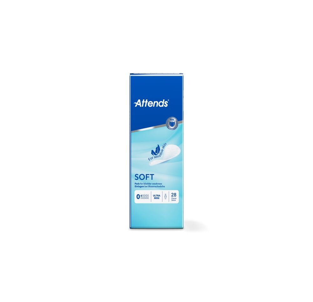 ATTENDS Soft 0 ultra mini langes sach 28 pce ATTENDS Soft 0 ultra mini langes sach 28 pce