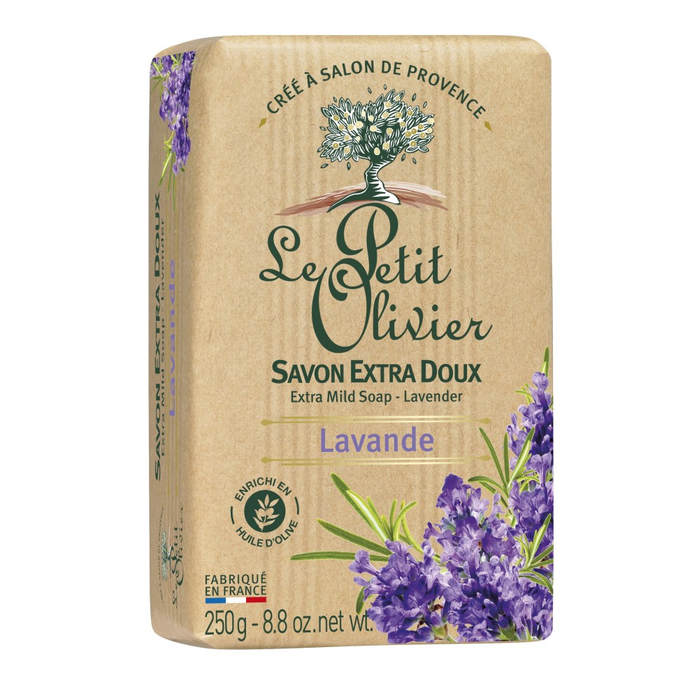 LE PETIT OLIVIER savon extra doux lavande 250 g LE PETIT OLIVIER savon extra doux lavande 250 g
