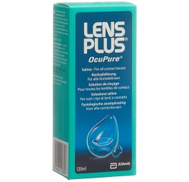 LENS PLUS OcuPure solution saline fl 120 ml