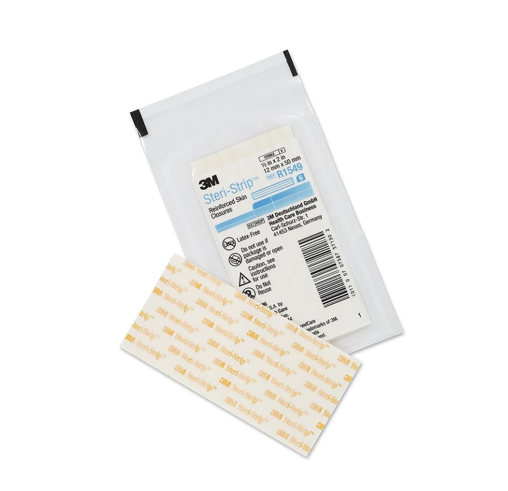 3M STERI STRIP 12x50mm blanc renforcé 50 x 6 pce