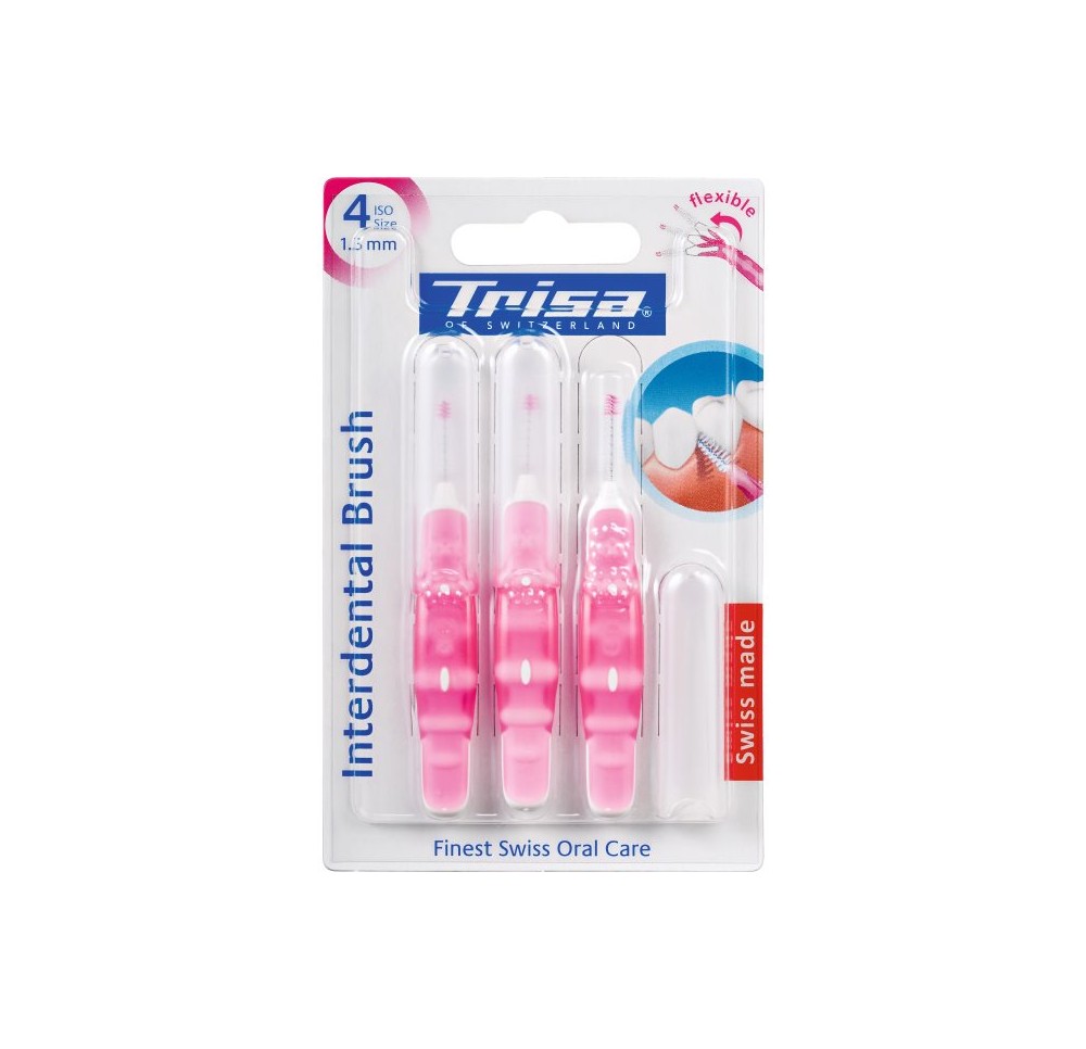 TRISA Interdental Brush ISO 4 1.3mm 3 pce