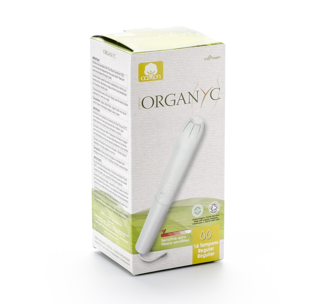 ORGANYC tampons regular av applicateur 16 pce ORGANYC tampons regular av applicateur 16 pce