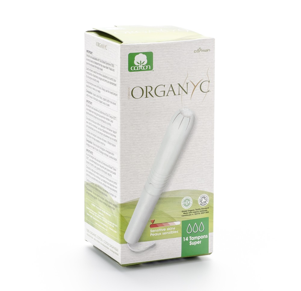 ORGANYC tampons super av applicateur 14 pce ORGANYC tampons super av applicateur 14 pce