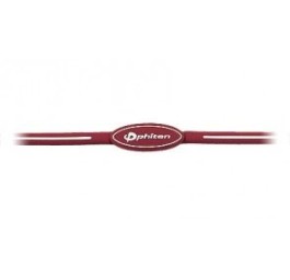 PHITEN sport collier 43cm bordeaux blanc