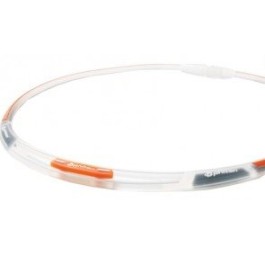 PHITEN sport collier 3line 50cm transp orange