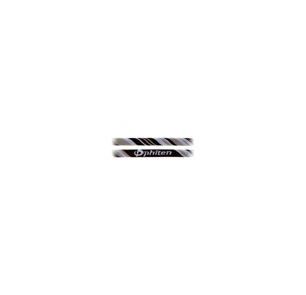 PHITEN X30 collier 45cm noir blanc rayé PHITEN X30 collier 45cm noir blanc rayé