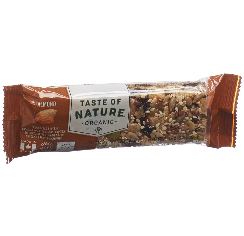 TASTE OF NATURE barre Almond 40 g TASTE OF NATURE barre Almond 40 g