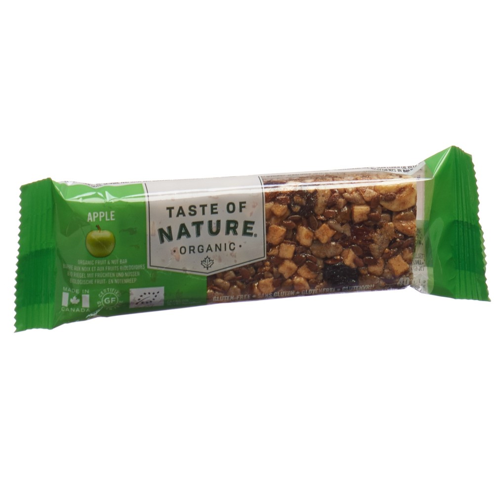 TASTE OF NATURE barre Apple 40 g TASTE OF NATURE barre Apple 40 g